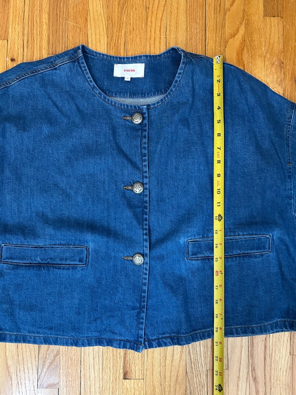 Xirena Paley Denim Jacket in Blue - Picture 8 of 8